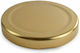 Deckel für Aufbewahrungsbehälter aus Metall 65cm in Gold Farbe 11340785 1Stück