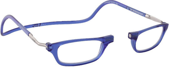Clic Classic Ochelari De Citit +1.00 Cu Magnet În Culoare Albastră
