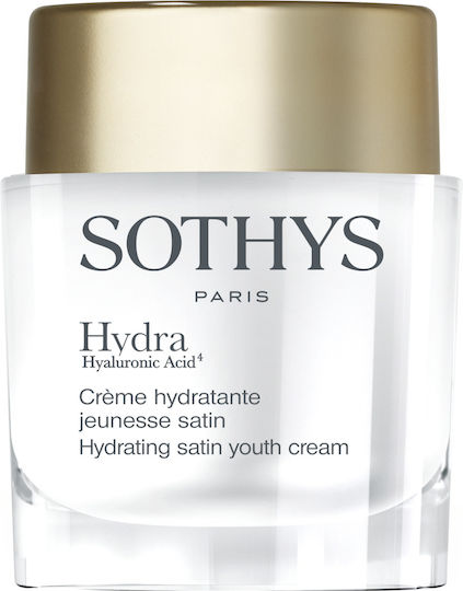 Sothys Hydrating Satin Youth Light Cremă Hidratantă de Față 24h cu Acid Hialuronic și Peptide 50ml