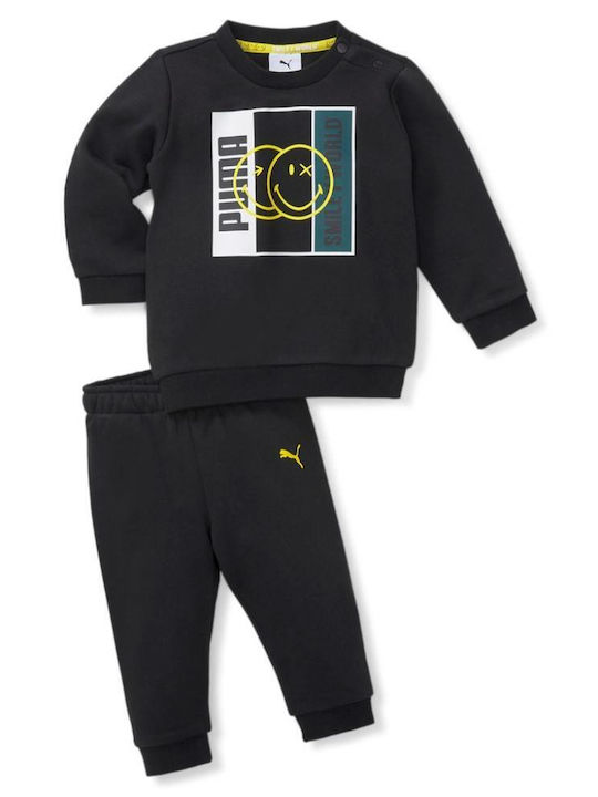 PUMA Minicat Crew Μαύρο
