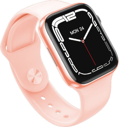Borofone BD1 Sports Smartwatch με Παλμογράφο (Ροζ Χρυσό)