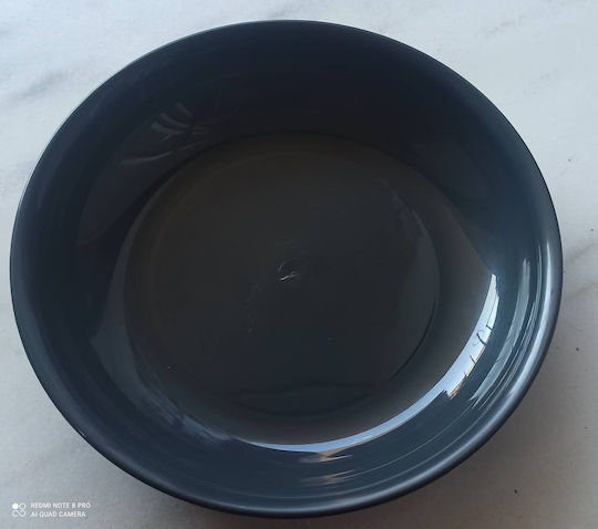 Cyclops Farfurie adâncă Plastic Cărbune de lemn cu Diametru 20.40cm
