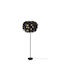 Trio Lighting Leavy Φωτιστικό Δαπέδου Υ180xΜ70εκ. με Ντουί για Λαμπτήρα E14 Μαύρο