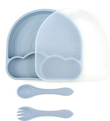 Baby Cloud Σετ Φαγητού από Σιλικόνη 4τμχ