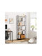 Vasagle Bibliothek Dunkelbraun 66x30x186cm