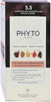 Phyto Phytocolor Set Haarfarbe kein Ammoniak 5.5 Open Chestnut Maoni 50ml