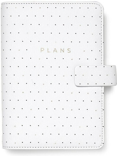 Filofax Moonlight Organizer Λευκό Δερμάτινο