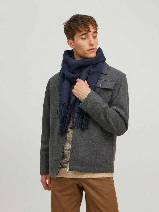 Jack & Jones Ανδρικό Κασκόλ Navy Blazer