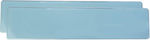 Race Axion Προστατευτικά Τζάμια Πινακίδας Αυτοκινήτου Μπροστά-Πίσω Πλαστικά 52.7 x 12cm Μπλε 2τμχ AM-