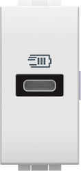 Bticino Power Socket with 1 USB Port Bticino Power Socket with 1 USB Port
