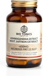 Bio Tonics Ashwagandha Extract 650mg 60 φυτικές κάψουλες