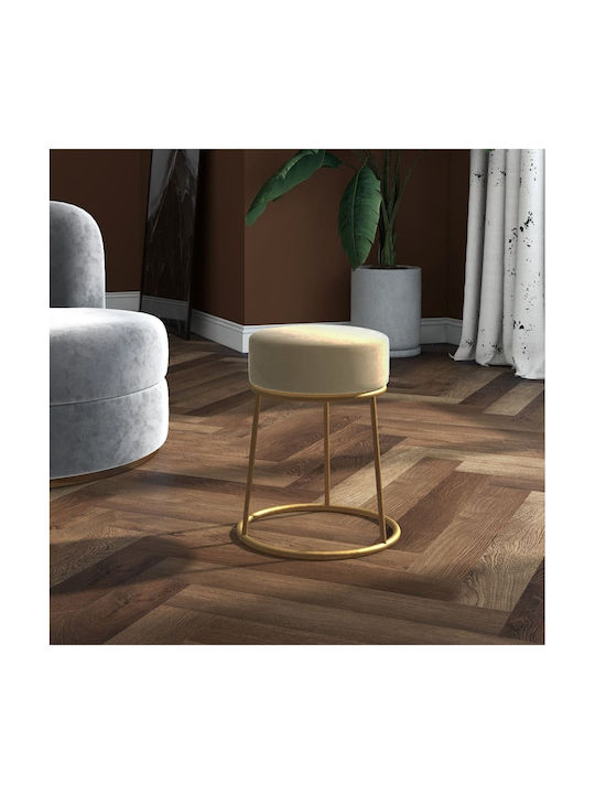 Stool For Living Room Upholstered with Velvet H...