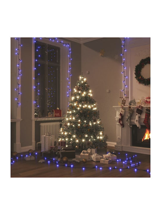 Christmas LED Light Blue 30m USB vidaXL