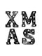 XMASfest Φωτιζόμενη Χριστουγεννιάτικη Φιγούρα Πινακίδα 4τμχ