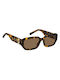 Marc Jacobs Women's Sunglasses with Brown Tartaruga Plastic Frame and Brown Lens MARC614/S 08670