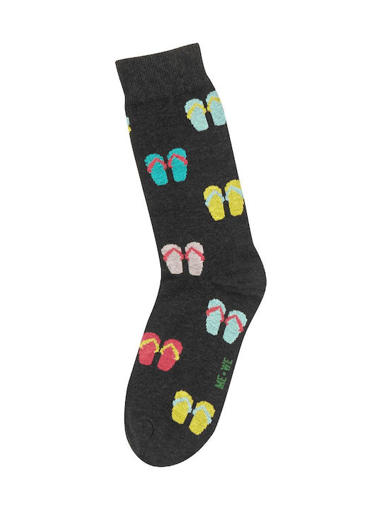 ME-WE -D1 Women's Socks Black