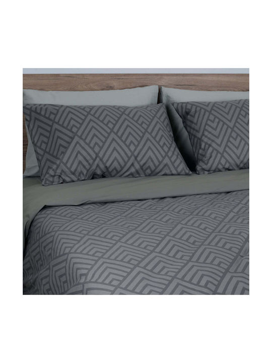 White Fabric Vanessa Kissenbezug-Set mit Umschl...