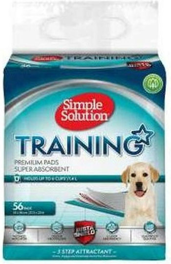 Simple Solution Training Dog Floor Diapers 56x55cm 56pcs