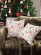 Teoran Christmas Decorative Square Pillowcase Multicolored with Stuffing 65x65pcs