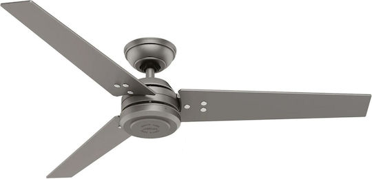 Hunter Hunter Protos Sil 52 Deckenventilator 132cm mit Leuchte Schwarz / Gold