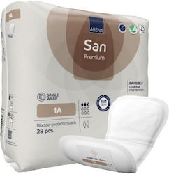 Abena San Premium No1A Unisex Pansamente pentru incontinență Normale 2.5 picături 28buc