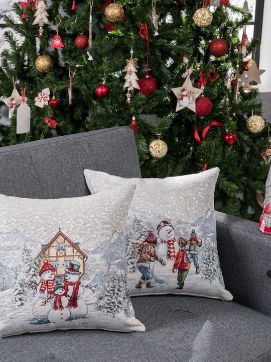 Teoran Christmas Decorative Square Pillowcase M...