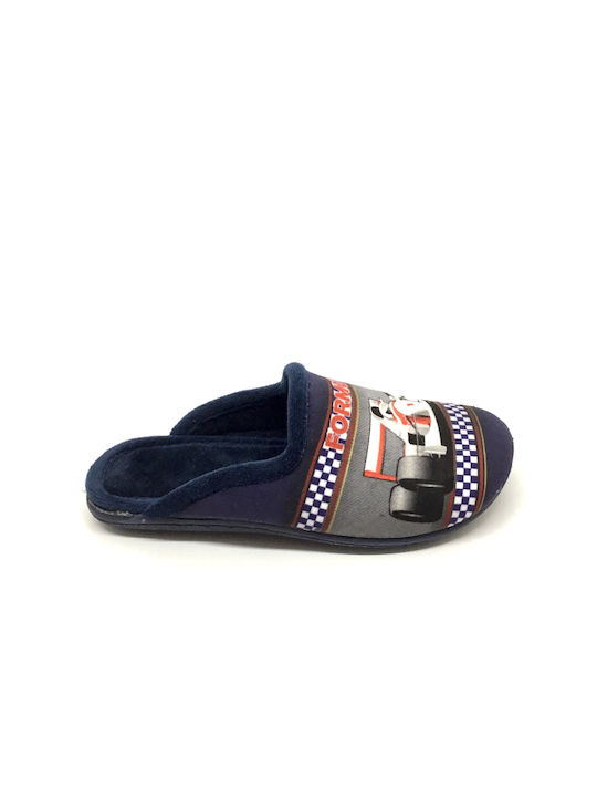 Children's winter slippers for boys COMFY 16358 Blue