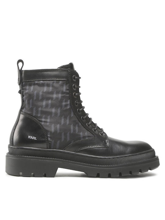 Outland Leather Black Boots