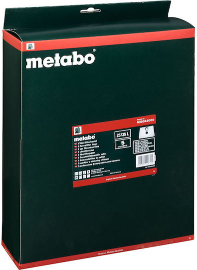 Metabo Σακούλες Σκούπας 5τμχ Συμβατή με Σκούπα Metabo