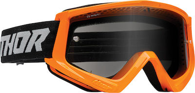 Thor Motocross Goggles Combat Sand Racer Orange / Black