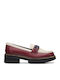 Orianna Edge Damen Mokassins in Burgundisch Farbe