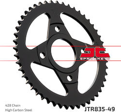 JT Sprockets Pinion spate 49 Dinți pentru Yamaha SR (Site de comerț electronic) 1995-2003