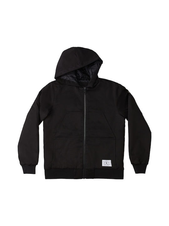 DC Kids Casual Jacket short Hooded Black