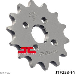 JT Sprockets Vorderes Ritzel 14 Zähne für Honda Innova 125 / CRF 110F