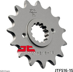 JT Sprockets Vorderes Ritzel 15 Zähne für Kawasaki KLR 250