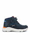 Kinderstiefeletten mit Klettverschluss Marineblau