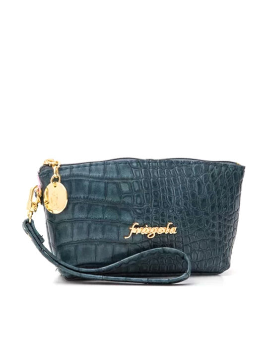 Fragola Large Women's Wallet Green Croco