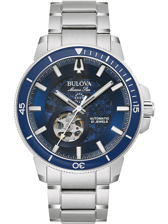 Bulova Marine Star Ρολόι Αυτόματο με Μεταλλικό Μπρασελέ Bulova Marine Star Ρολόι Αυτόματο με Μεταλλικό Μπρασελέ