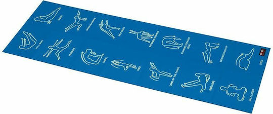 BB 8301 Foldable Exercise Mat Yoga Blue (173x61x0.4cm)