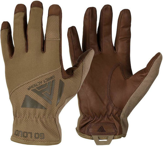 Direct Action Gloves for Work Brown Leather 1pcs