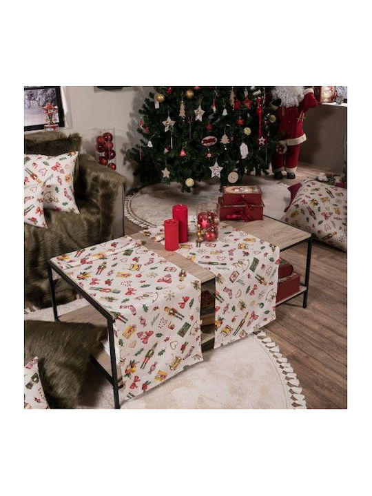 Teoran Christmas Fabric Tablecloth Ornament L160xW40cm