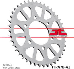 JT Sprockets Rear Sprocket 43 Teeth for Kawasaki Z750 / ZX-6R Ninja