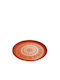 Espiel Kunststoff Rund Serviertablett in Orange Farbe 36x36cm ASL108 1Stück