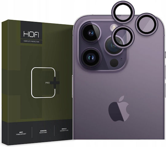 Hofi Camring PRO+ Προστασία Κάμερας Tempered Glass Deep Purple για το iPhone 14 Pro / 14 Pro Max