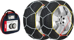 AMiO Snow Chain IX No 60 Αντιολισθητικές Αλυσίδες με Πάχος 12mm για Επιβατικό Αυτοκίνητο 2τμχ