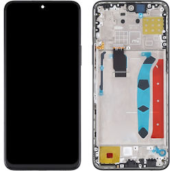 Ecran cu Cadru pentru HUAWEI HONOR X8 TFY-LX1, TFY-LX2, TFY-LX3 (Negru)