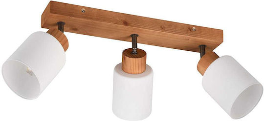 Trio Lighting Assam Двойно Спот с Цокъл E14 в Кафяв Цвят