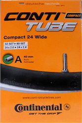 Continental Αεροθάλαμος Compact 24x2.0 - 2.40 WIDE A40 Bicycle Tyre Inner Tube 24" 010868