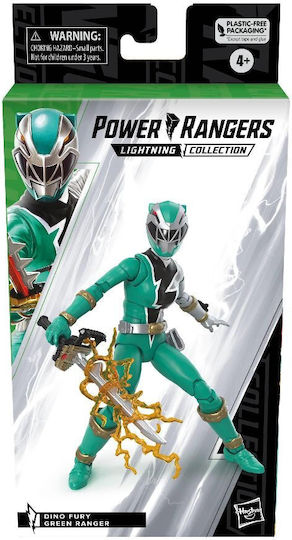 Фигура за Действие Dino Fury Green Power Rangers за 4+ години Години 15см.