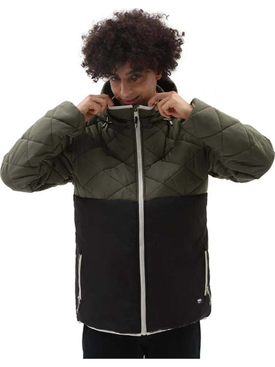 MTE-1 Colorblocked Χειμωνιάτικο Μπουφάν Black/Green
